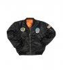 Куртка детская MIL-TEC US MA-1 Patch Black